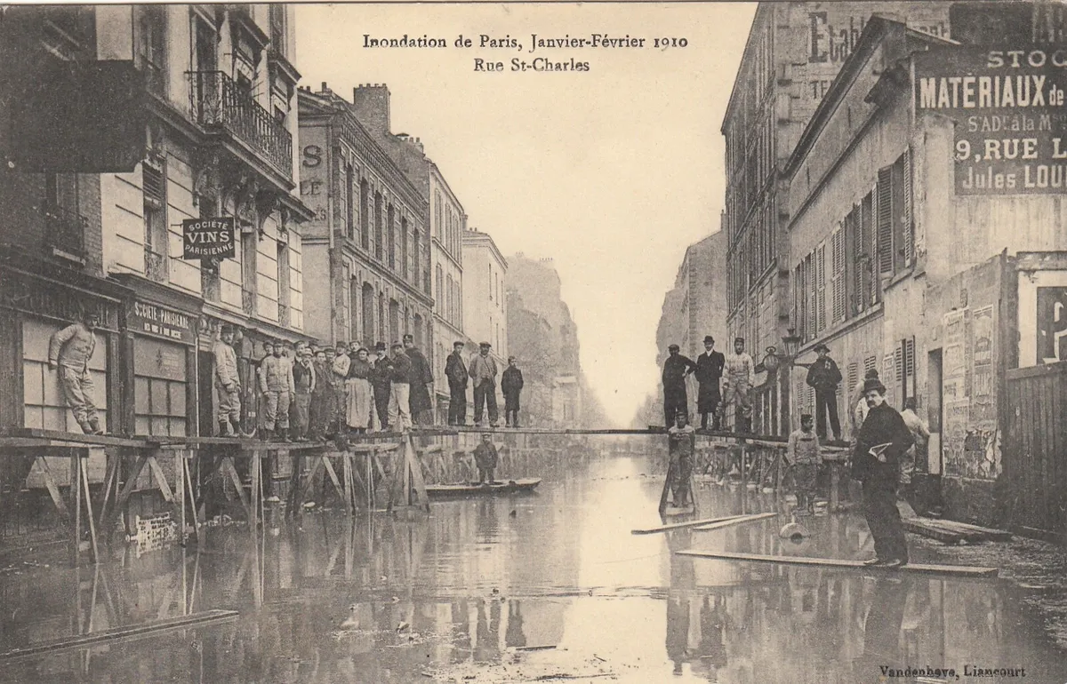 Paris inondé en 1910